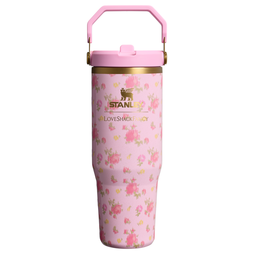 Stanley 1913 x LoveShackFancy IceFlow™ Flip Straw Tumbler - Cozy Clean Sip