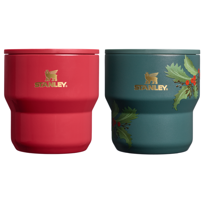The Cheers & Cheer Stay-Hot Stacking Cup 2-Piece Set - Fresh Table
